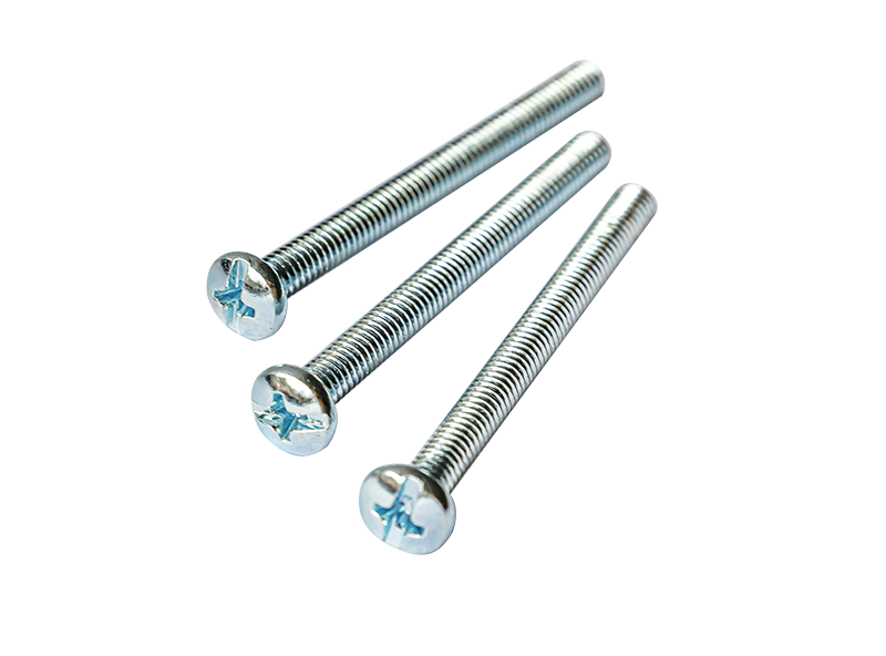 Pan head compound slot machine screw