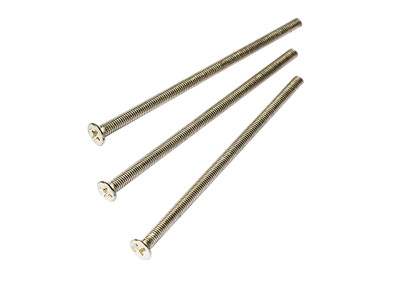 Phillips countersunk head machine screws